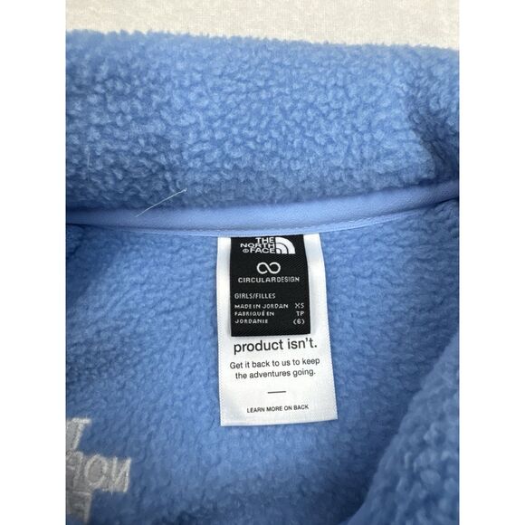 The North Face Girls’ Yumiori Full-Zip Fleece Jacket Blue XS (6) NWT - Picture 4 of 5